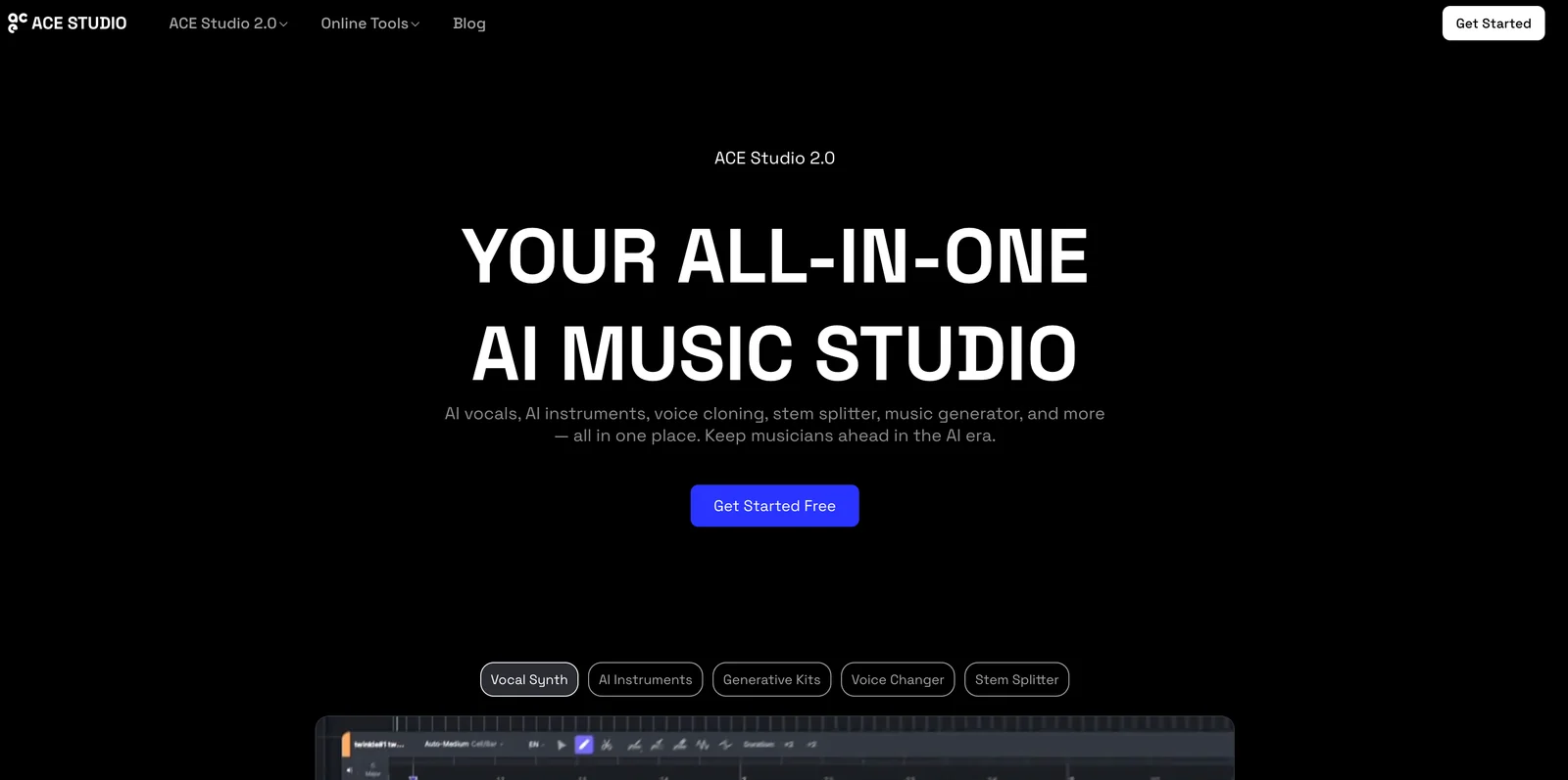 ACE Studio 2.0 screenshot 1