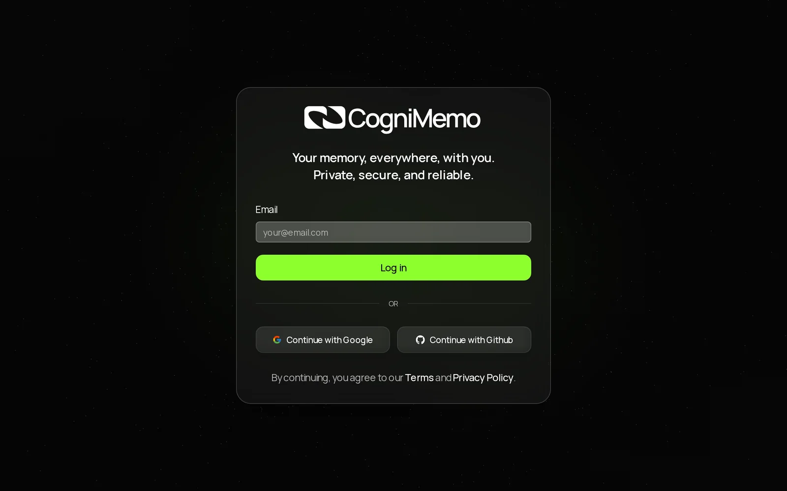 CogniMemo screenshot 1