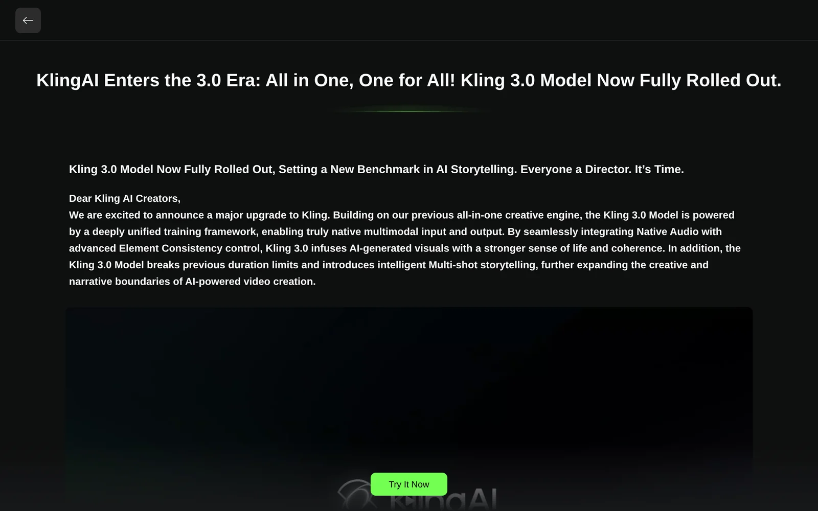 Kling AI 3.0 screenshot 1