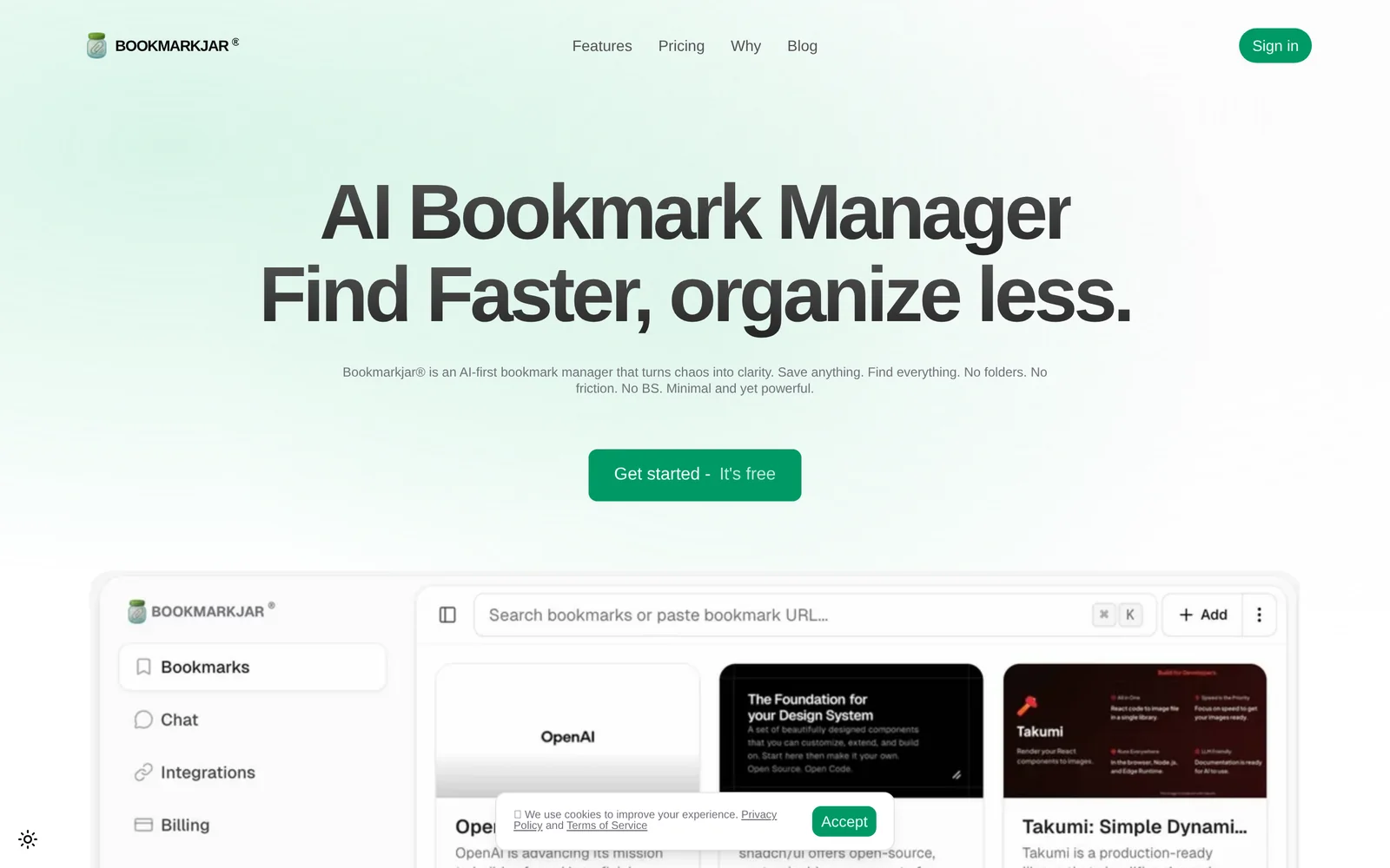 Bookmarkjar ® screenshot 1