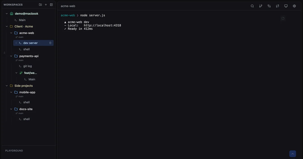 CLI Manager screenshot 1