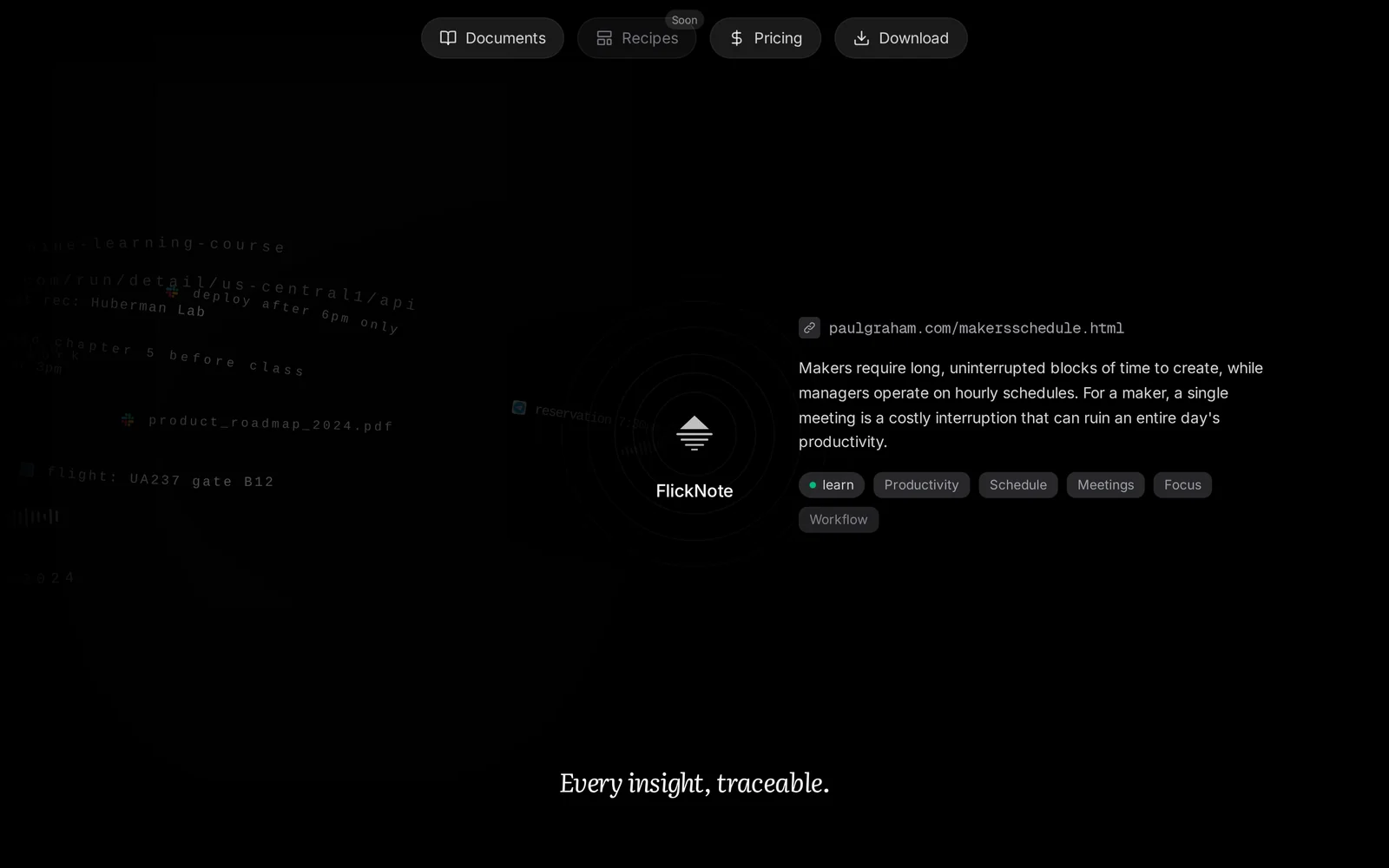 FlickNote - AI Voice Assistant screenshot 1