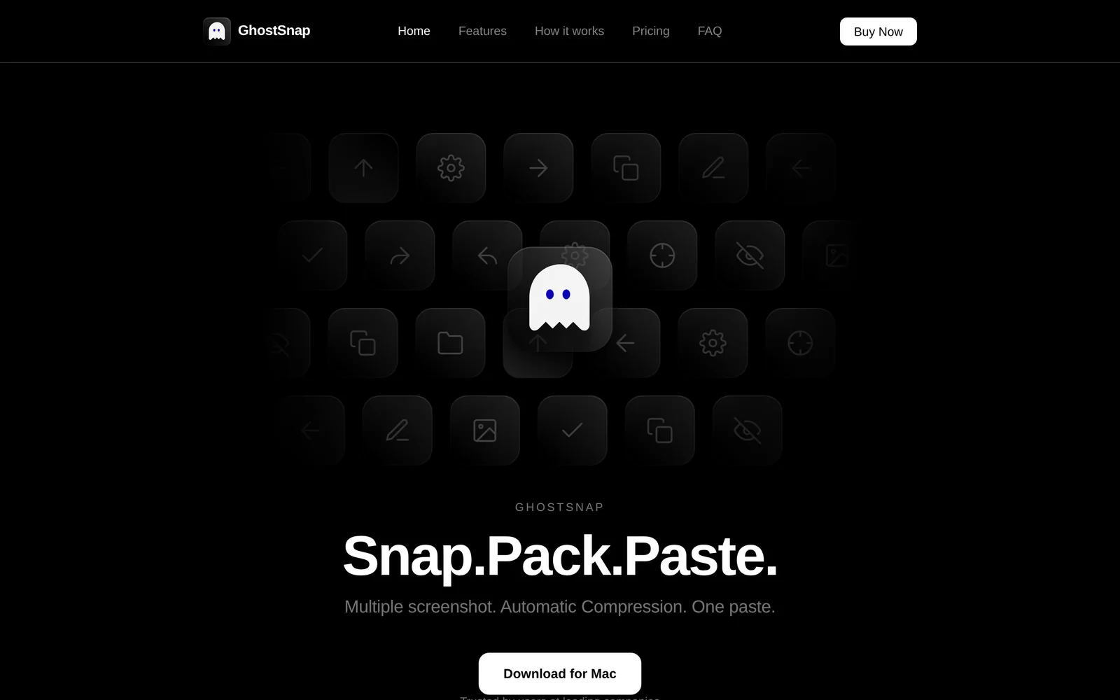 GhostSnap â Snap. Pack. Paste. screenshot 1