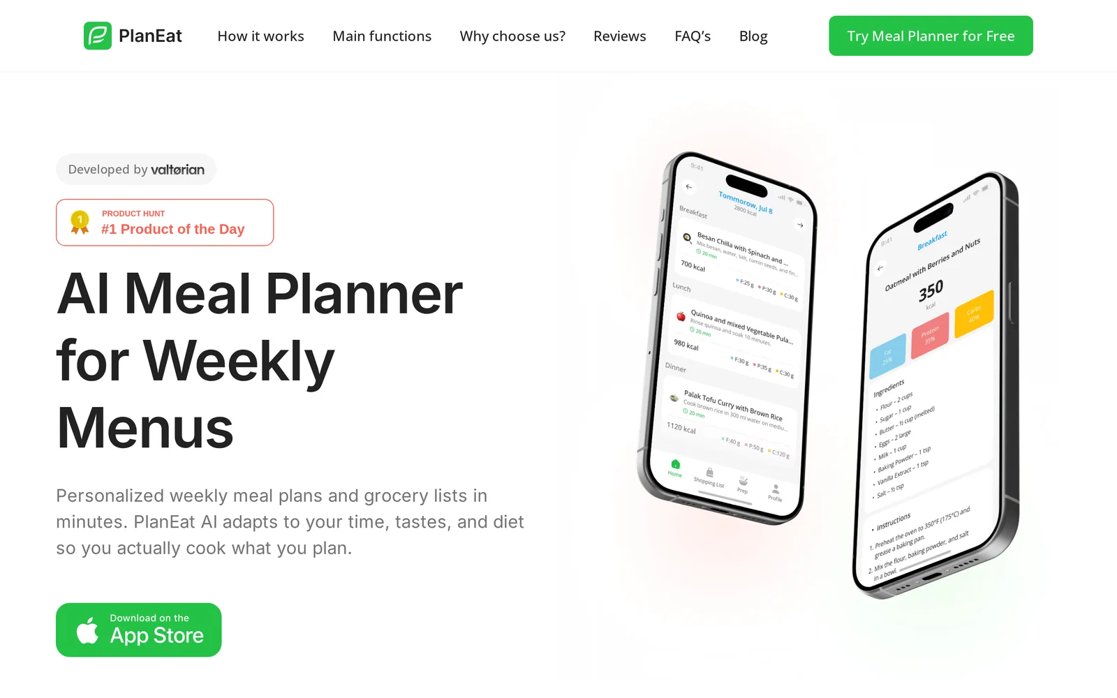PlanEat AI screenshot 1