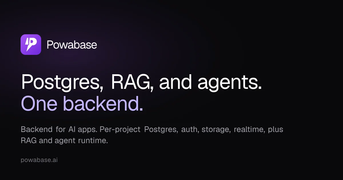 Powabase screenshot 1