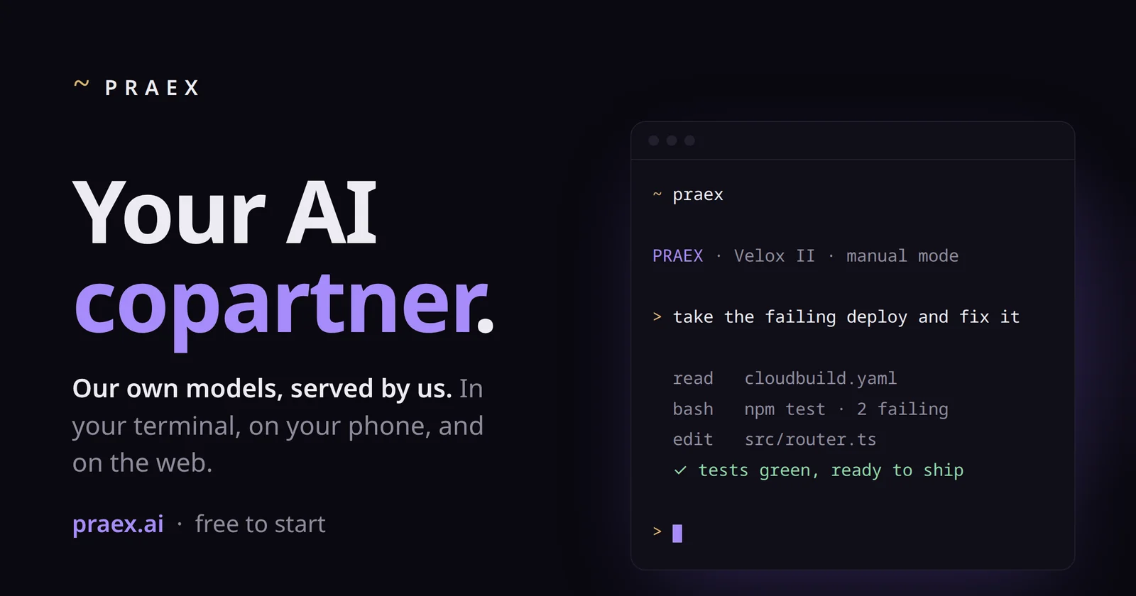 Praex screenshot 1