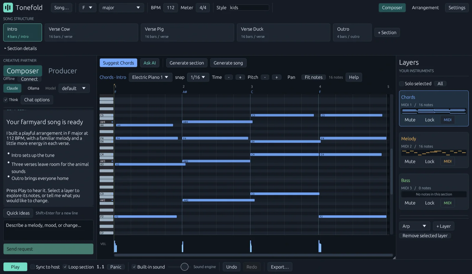 Tonefold screenshot 1