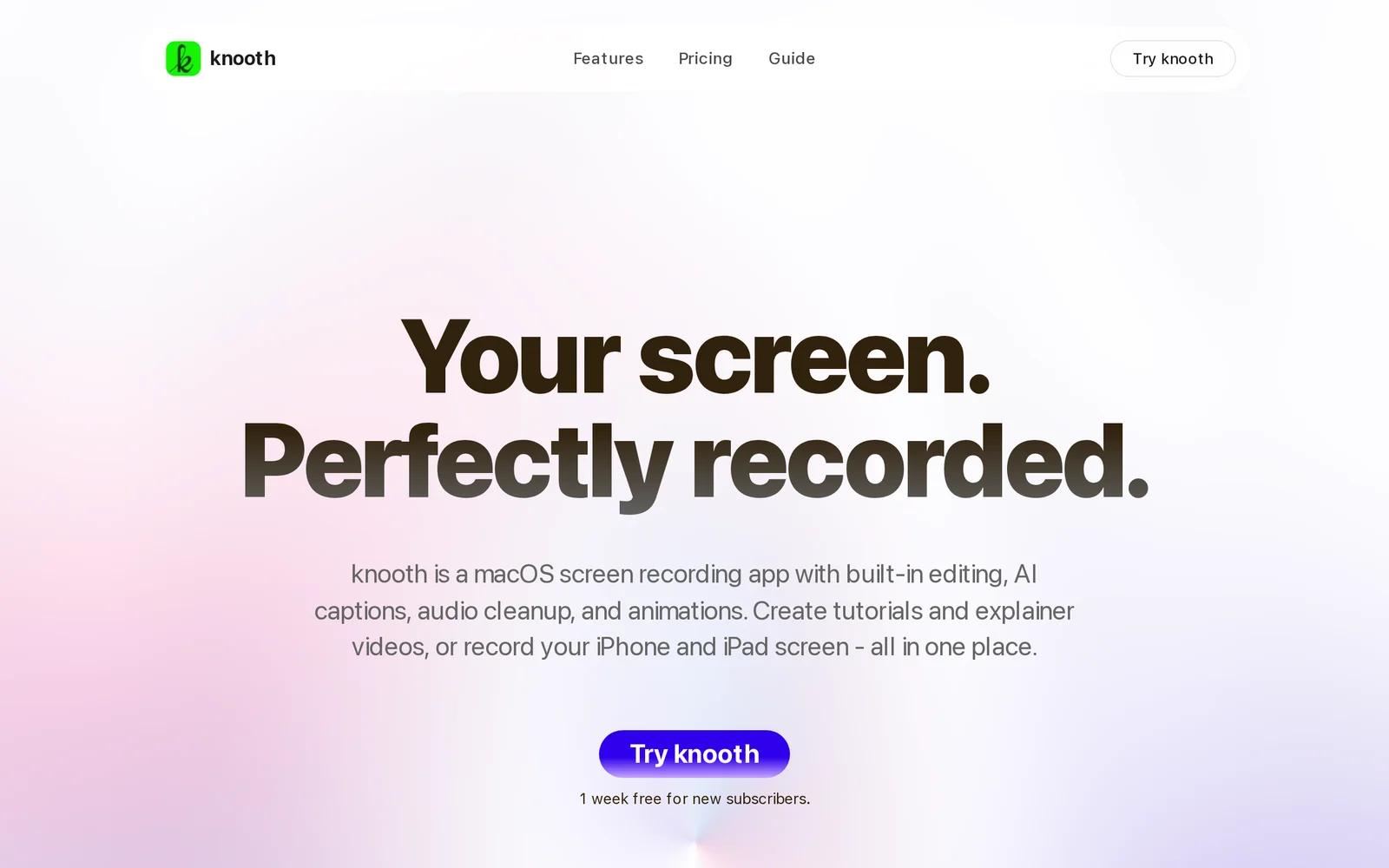 knooth screenshot 1