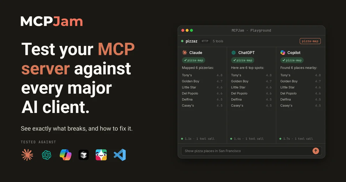 MCPJam screenshot 1