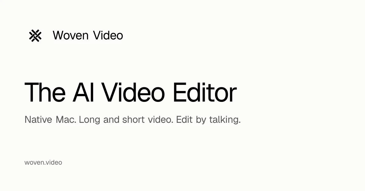 Woven Video screenshot 1