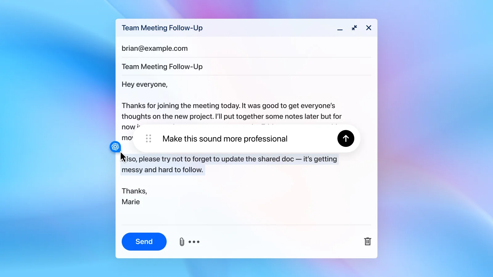 ChatGPT Atlas screenshot 4
