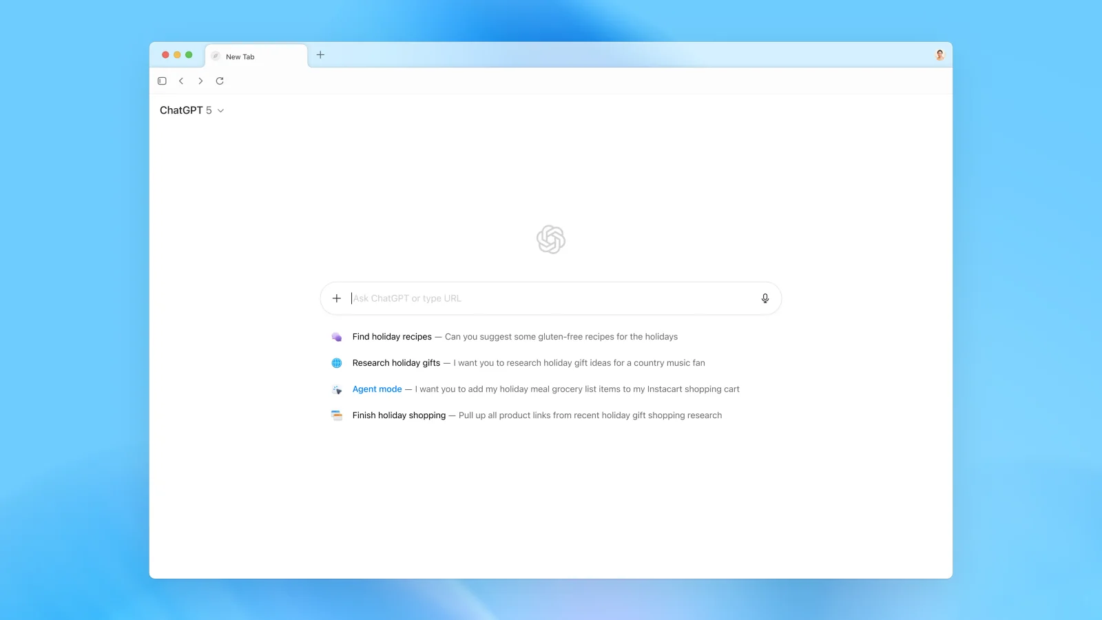 ChatGPT Atlas screenshot 5