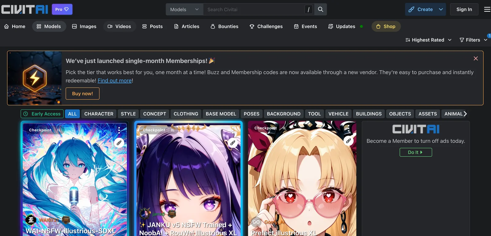 CIVITAI screenshot 2