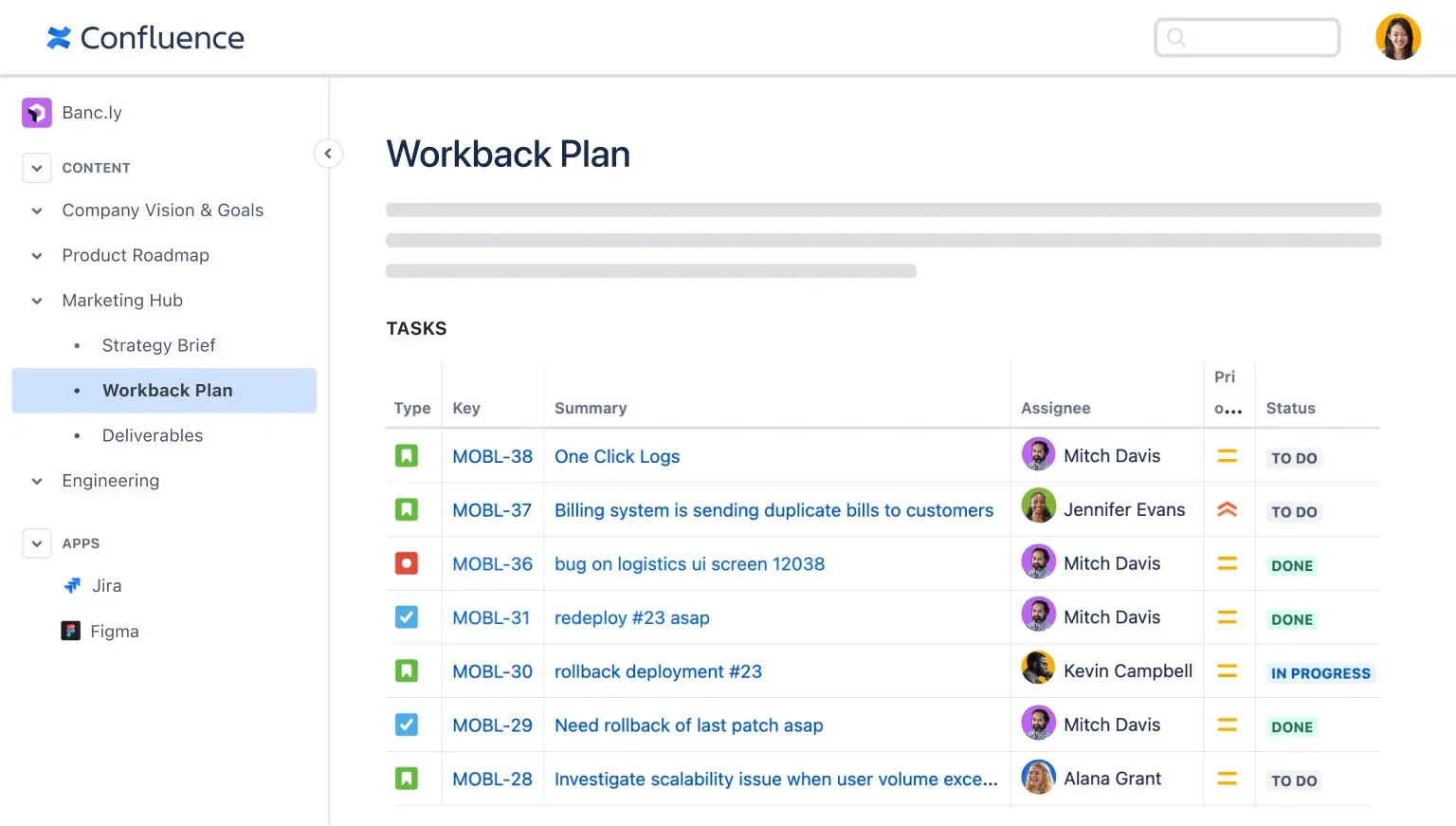 Confluence screenshot 2