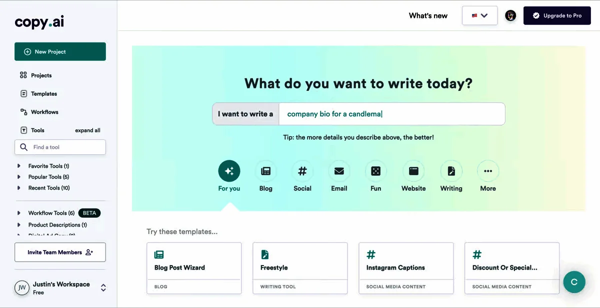 Copy.ai screenshot 4
