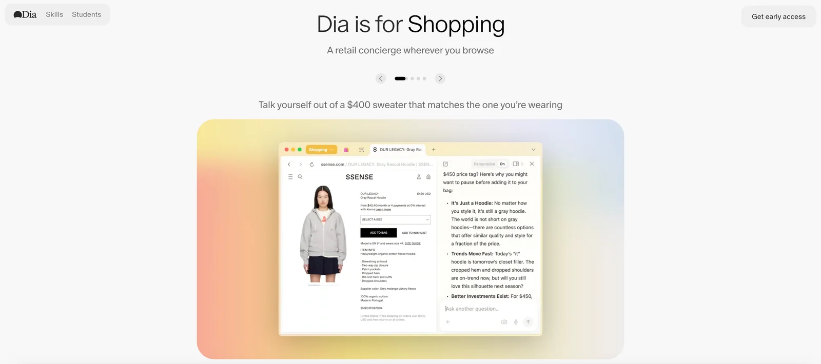 Dia Browser screenshot 3