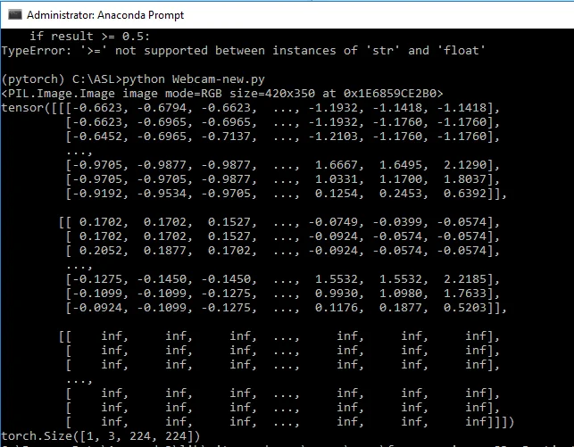 PyTorch screenshot 2