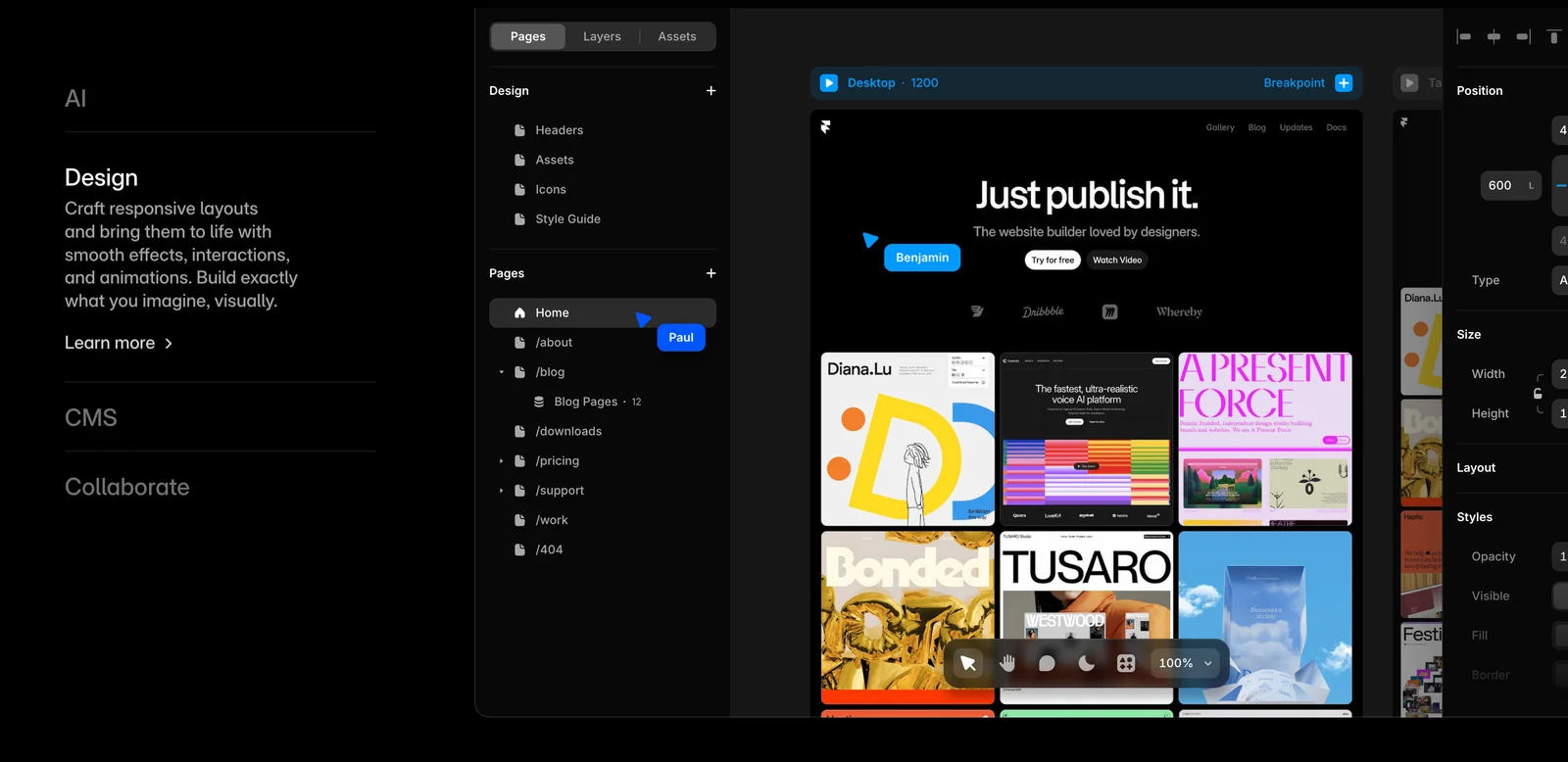 Framer screenshot 3