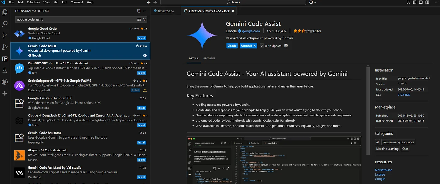 Gemini CLI screenshot 2