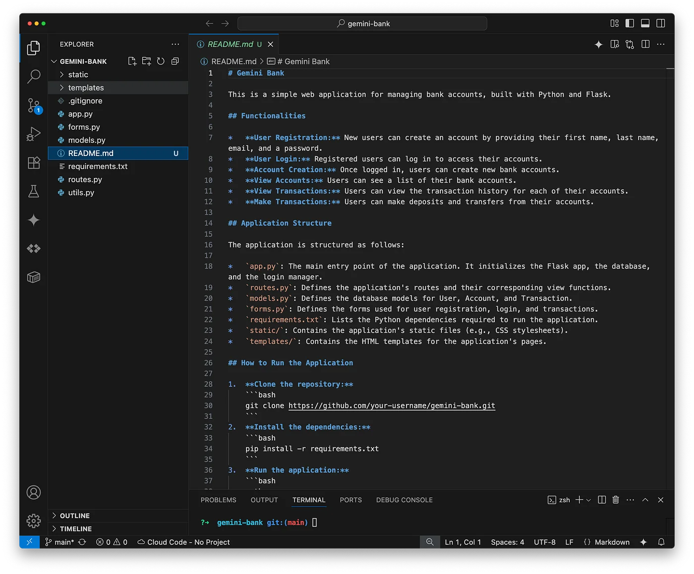 Gemini CLI screenshot 3