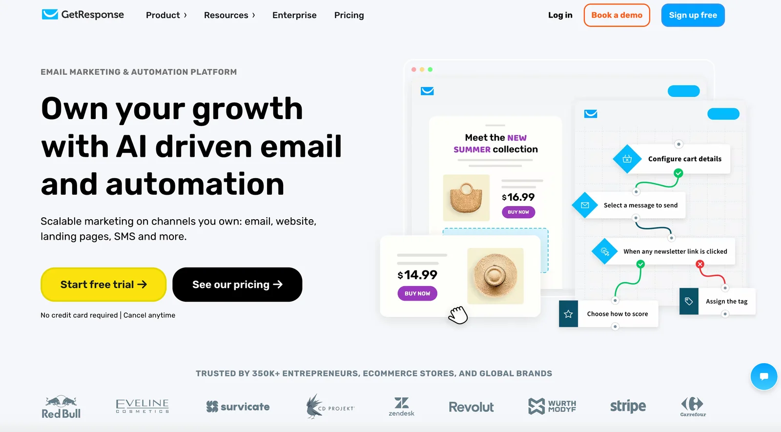 GetResponse screenshot 1
