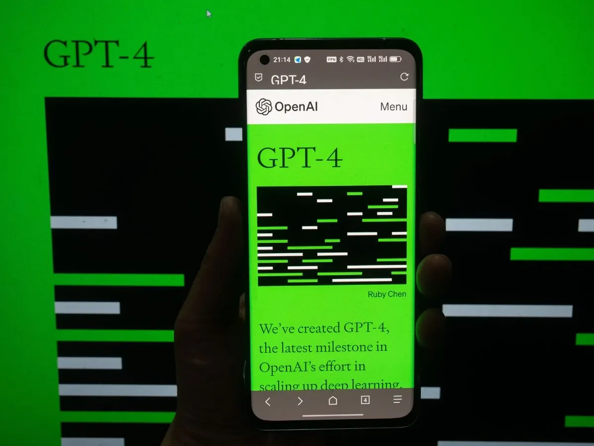 GPT-4 screenshot 2