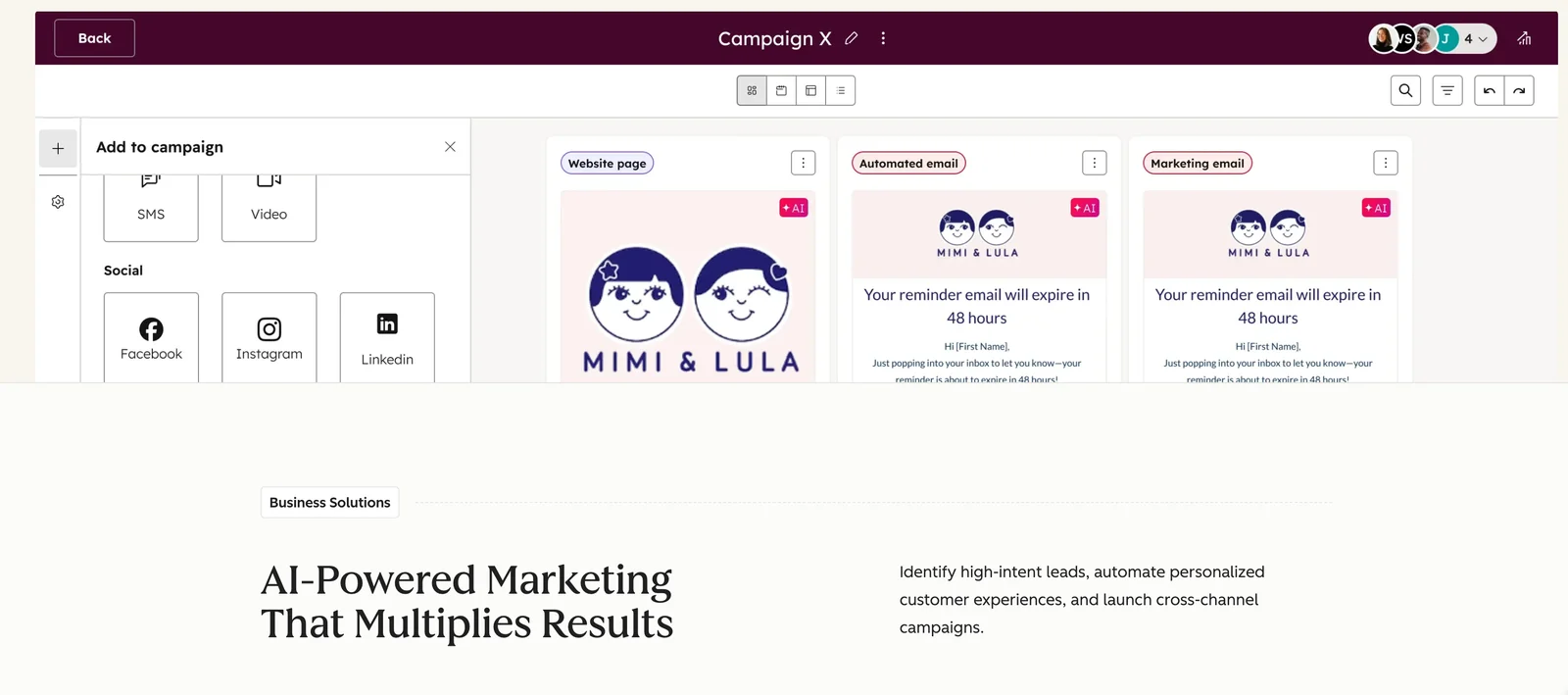 HubSpot screenshot 2