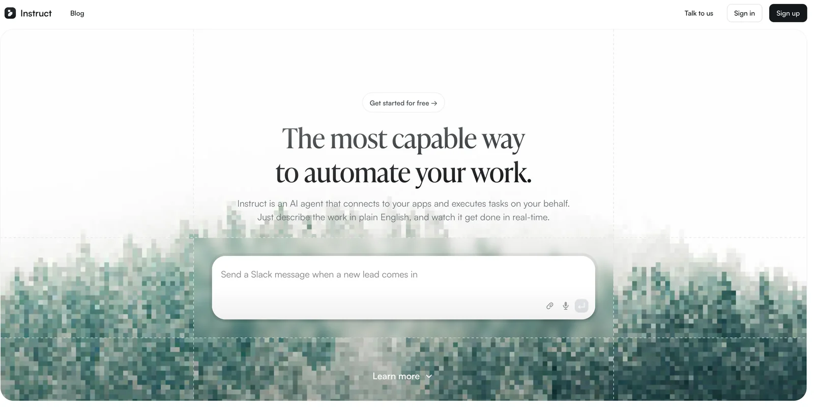 Instruct 2.5 screenshot 1