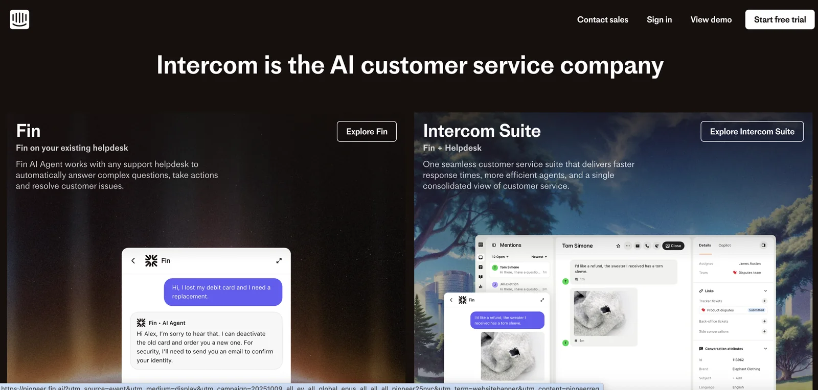 Intercom screenshot 1