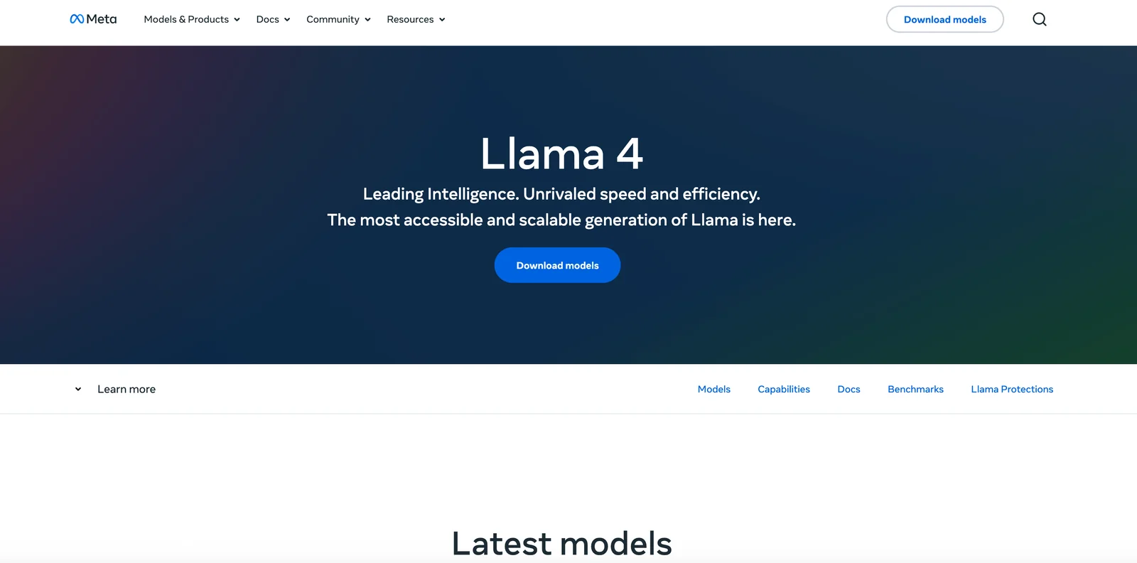 Llama 4 screenshot 1