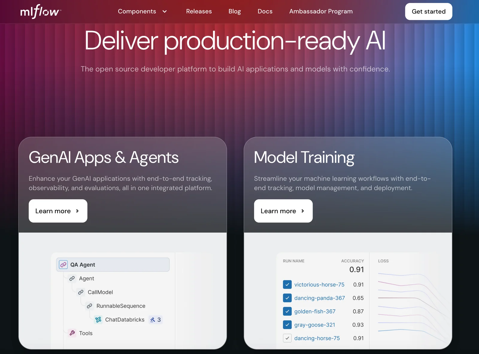 MLflow screenshot 1