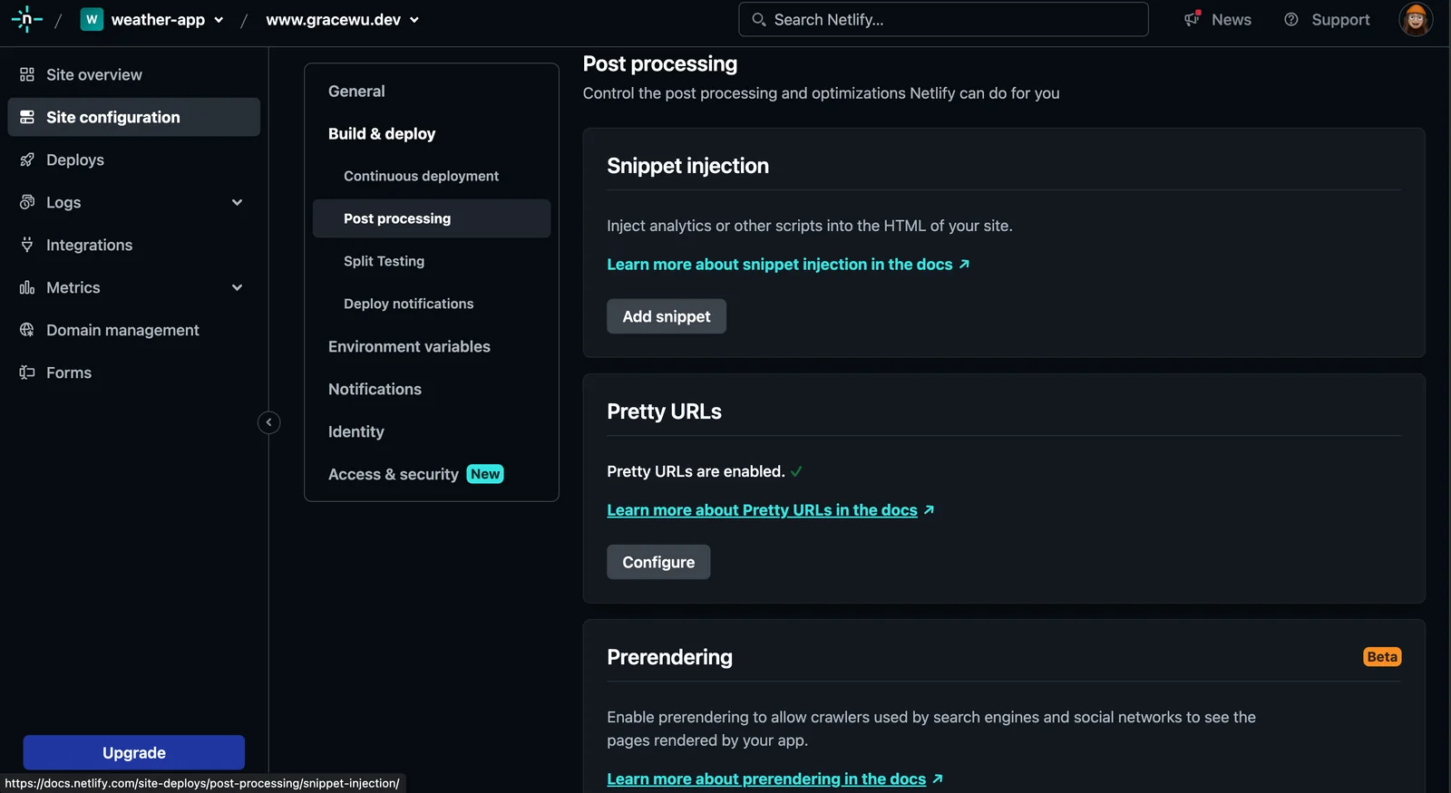 Netlify screenshot 3