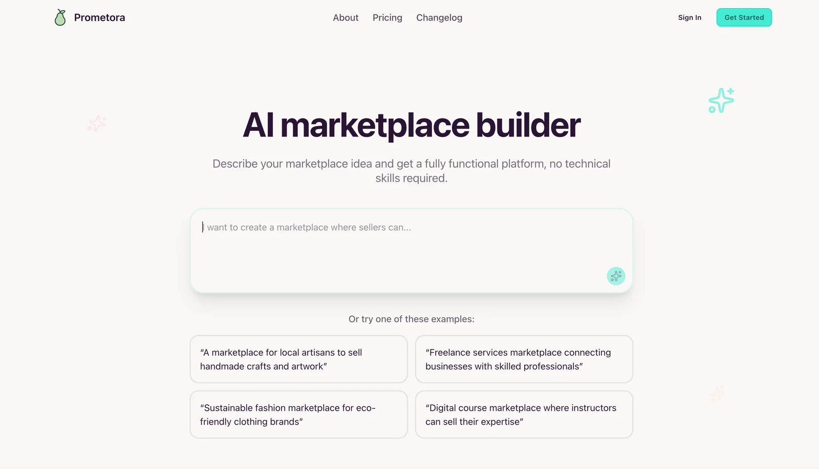 Prometora screenshot 1