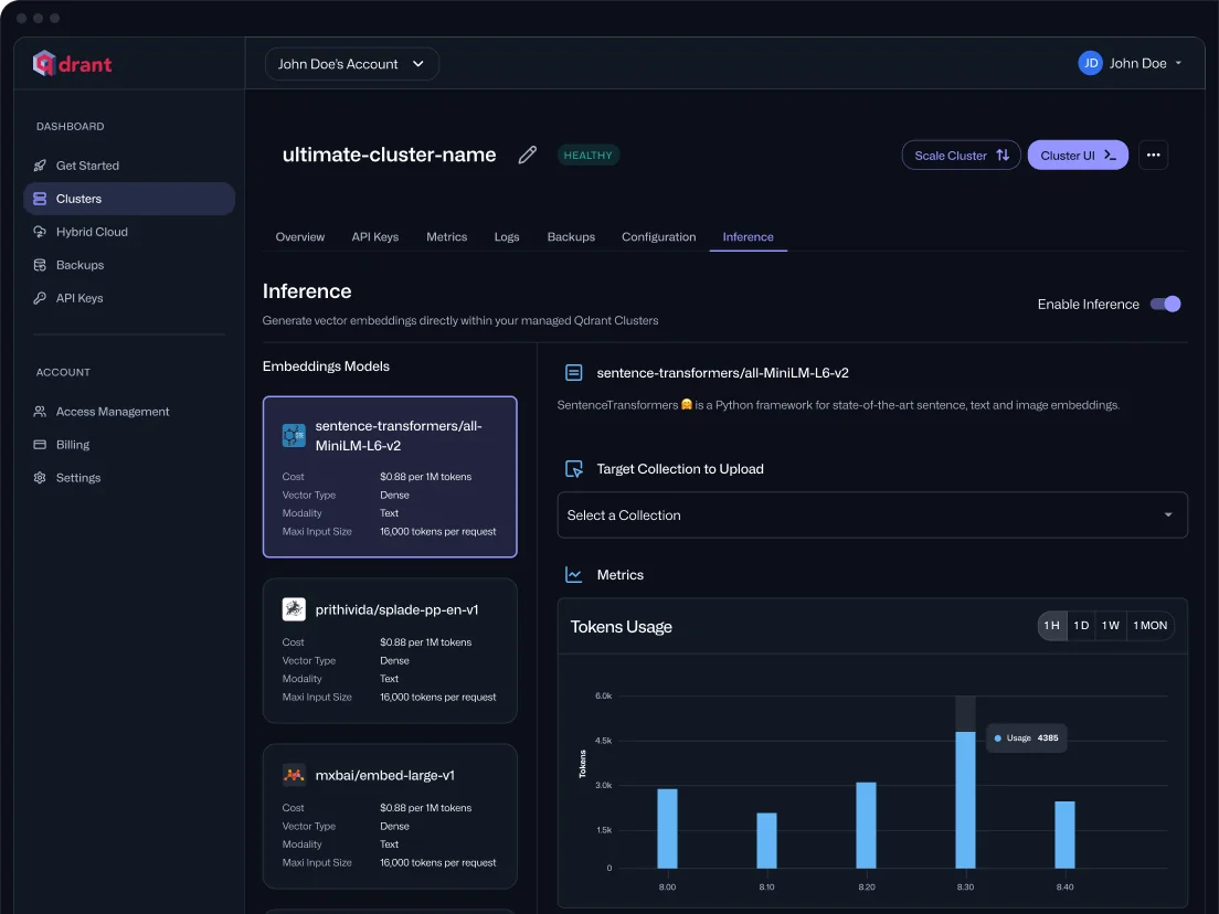Qdrant screenshot 4