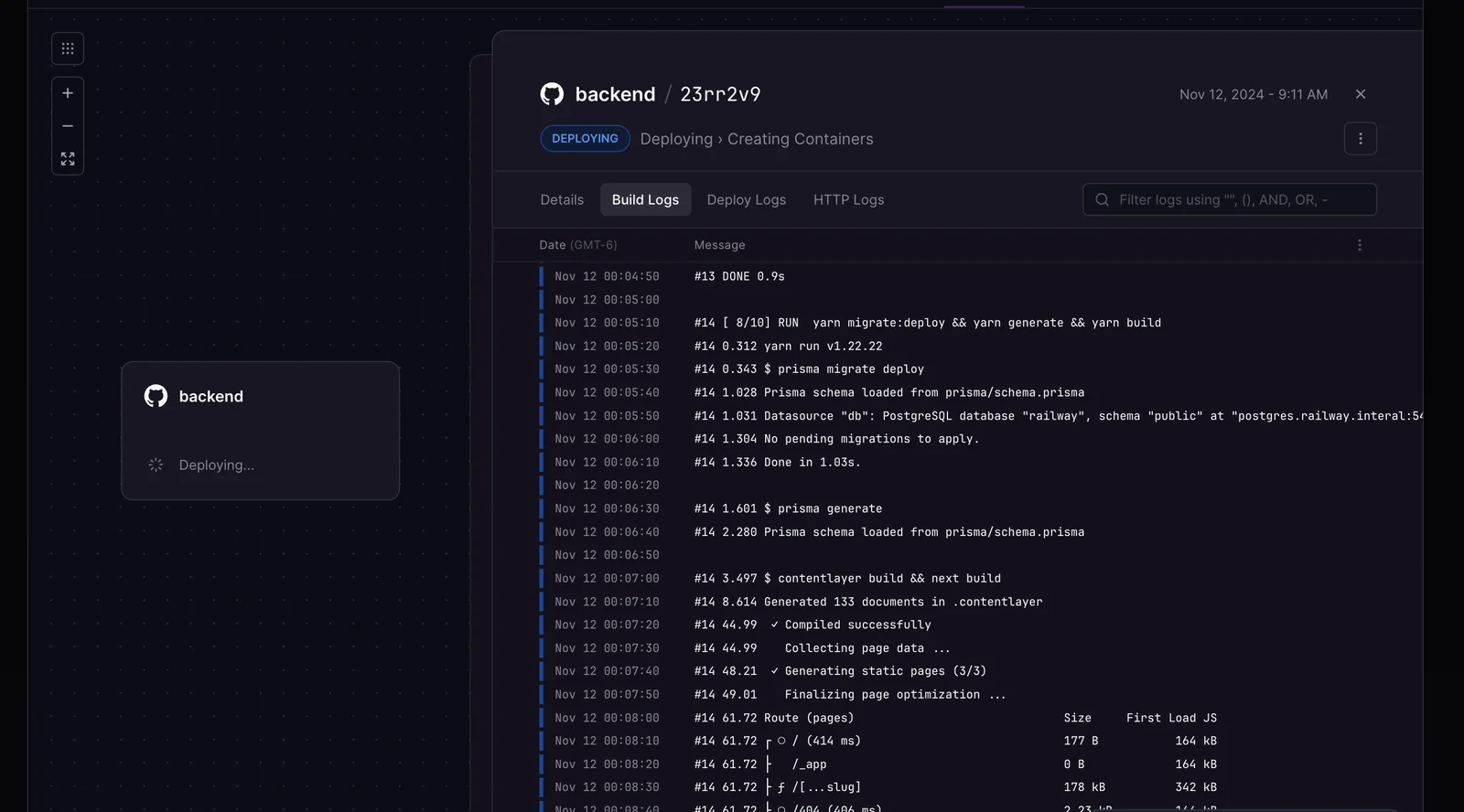 Railway screenshot 3