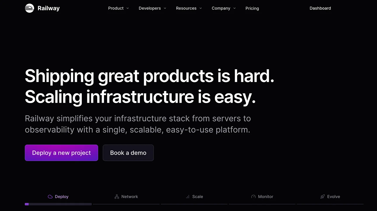 Railway screenshot 1