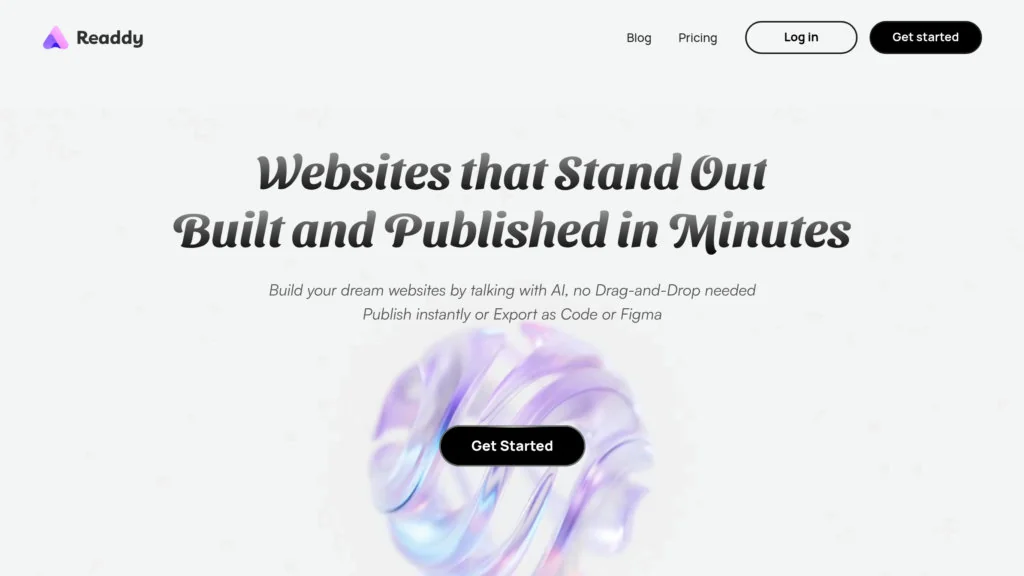 Readdy AI screenshot 1