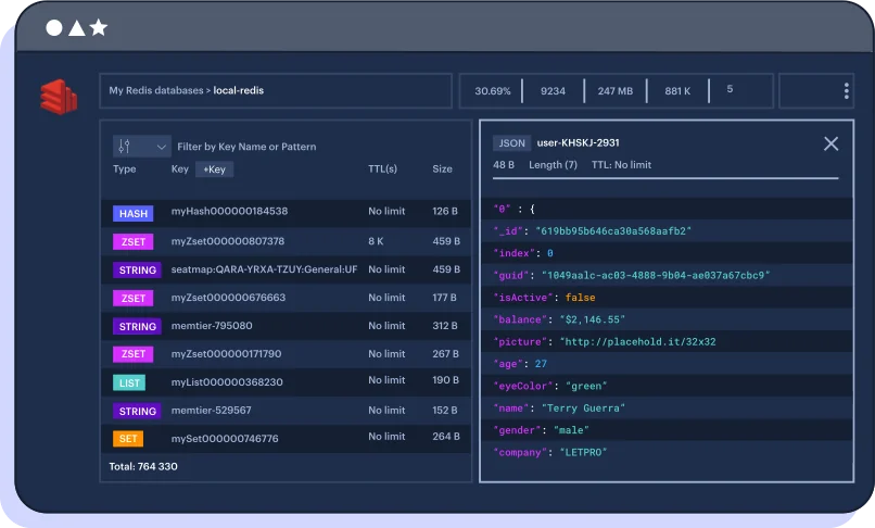 Redis screenshot 3