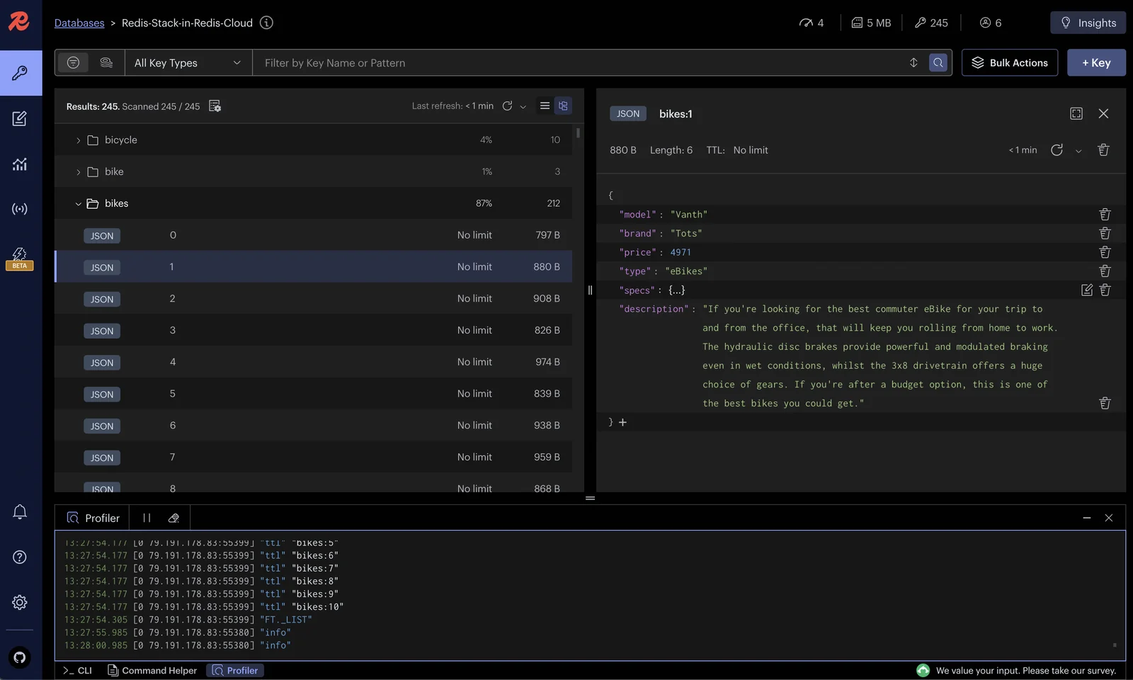Redis screenshot 5