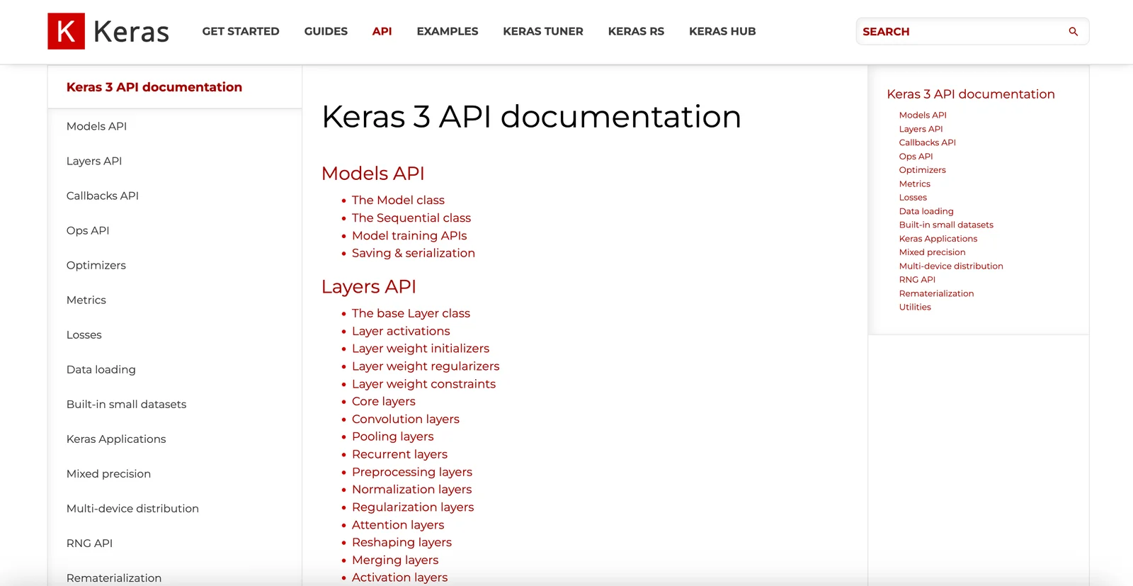Keras screenshot 2