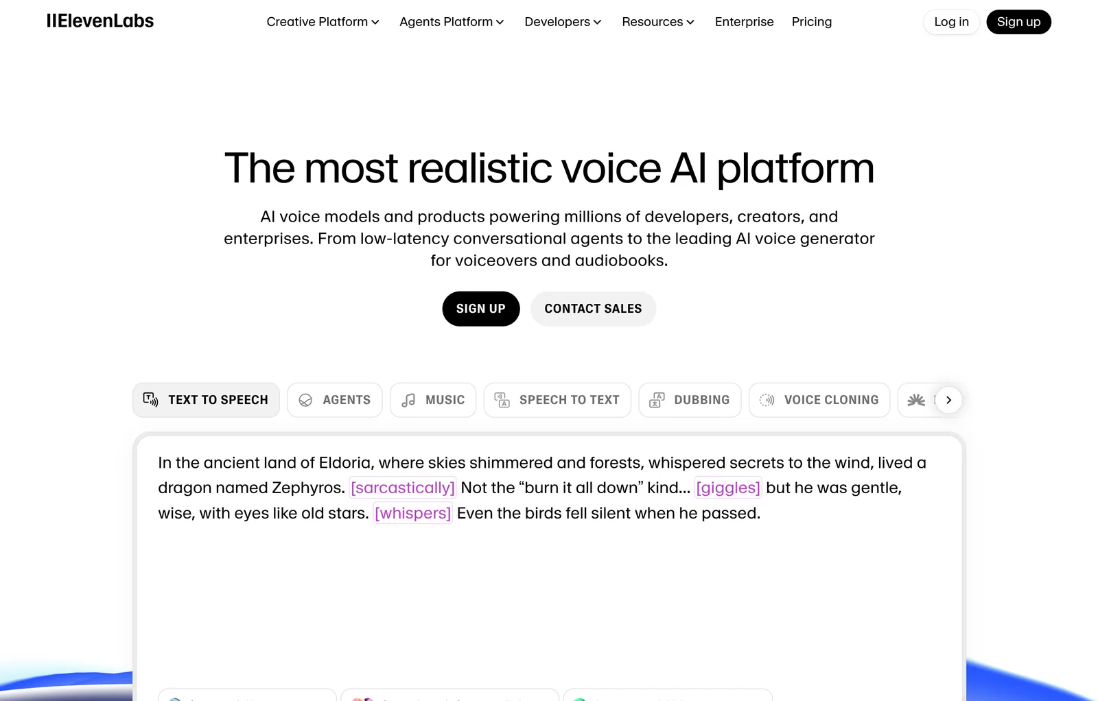 ElevenLabs screenshot 1