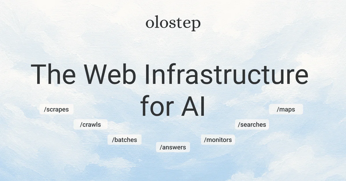 Olostep screenshot 1