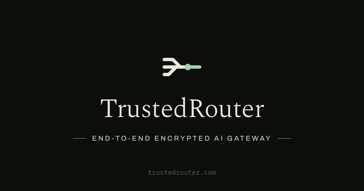 TrustedRouter screenshot 1