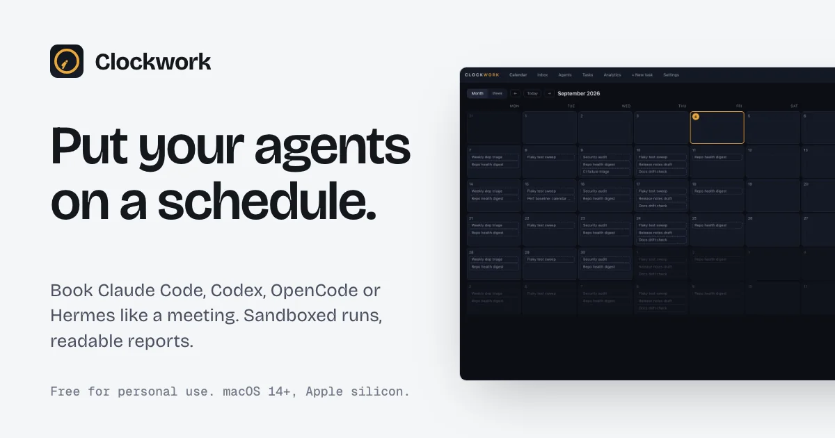 Clockwork screenshot 1