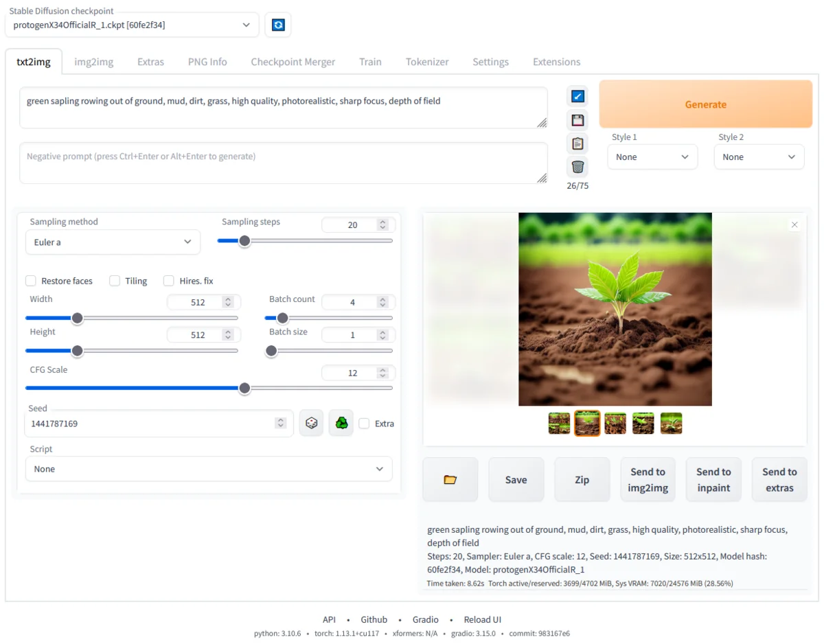 Stable Diffusion 3.5 screenshot 2
