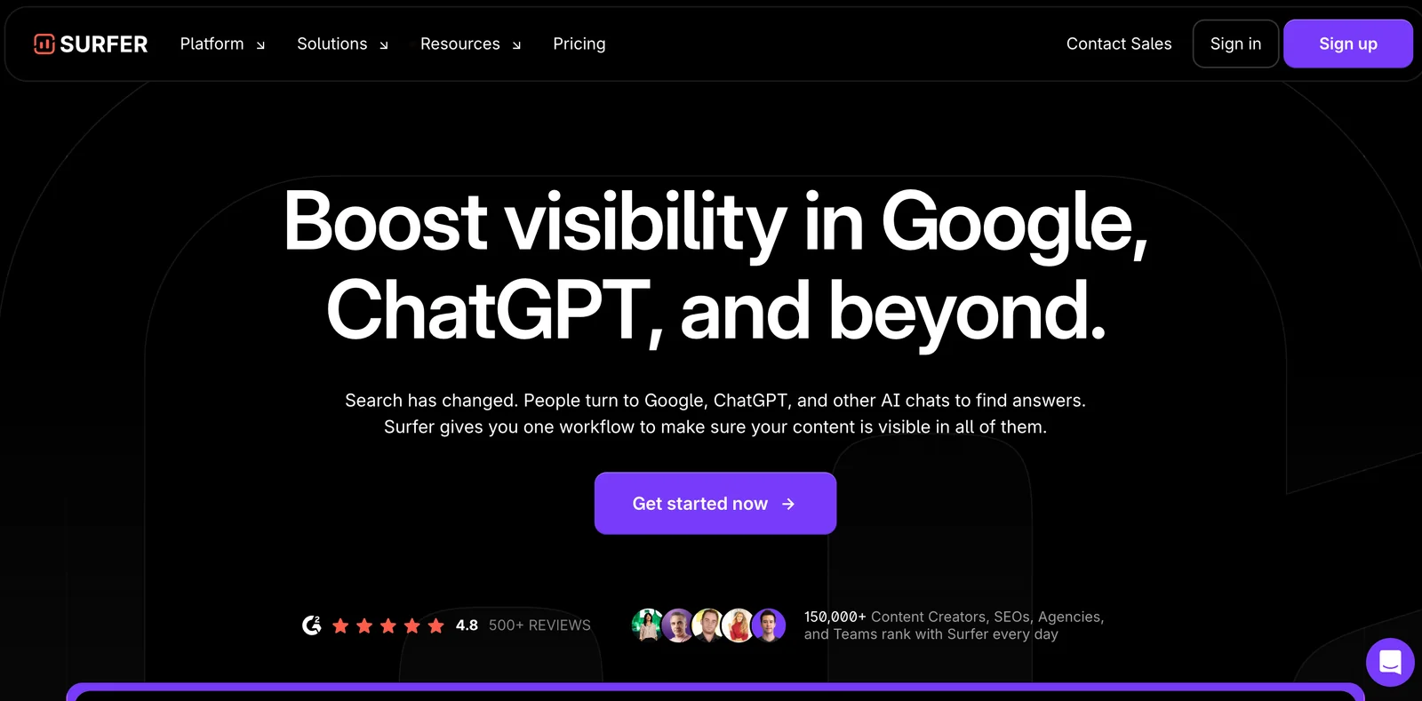 Surfer SEO screenshot 1