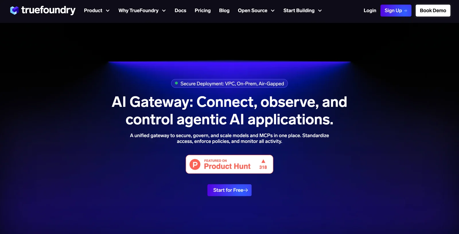 TrueFoundry AI Gateway screenshot 1