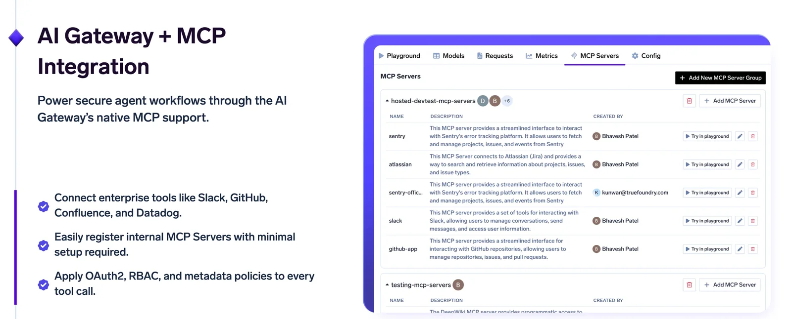 TrueFoundry AI Gateway screenshot 5